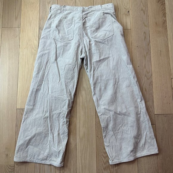 GAP Cream Wide Leg Pants - Picture 2 of 5